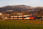 4024 081-4 bei Dornbirn Haselstauden. 18.3.21