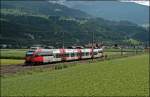 Ein 4024er ist als R 5121 nach Telfs-Pfaffenhofen unterwegs. (08.07.2008)
