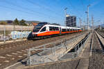 Graz. Am 18.04.2026 erreicht der Talent 4024 009 den Bahnhof Graz Don Bosco als Interregio 15879.