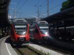 2 Talente (4024er) treffen sich am 06.06.2014 im Bahnhof von Bruck an der Mur.