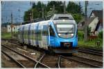 4024 120  S-Bahn Steiermark Blau  fhrt als REX 1710 von Villach nach Mrzzuschlag. 
Zeltweg 20.6.2010