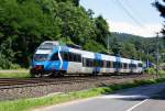 4024 120  S-Bahn Steiermark  fhrt als R4279 von Friesach nach Villach Hbf. Krumpendorf am Wrthersee, 13.07.2010