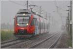 Sommergewitter im Aichfeld - 4024 046 fhrt mit R 1713 von Mrzzuschlag nach Friesach. 
Zeltweg 19.7.2012