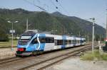 4024 120 als S-Bahn 4019 im Bf.Mixnitz-Brenschtzklamm am 23.08.2013.