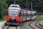 ÖBB Talent 4024 nach Wörgl am 20.08.2013 in Leogang.