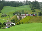 Ein Triebzug der BR 4024 unterwegs von Wörgl in Richtung Brixen, aufgenommen am 06/08/2010 bei Unterwindau.