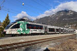 2024 061 am Bahnhof Hötting bei Innsbruck am 08.02.2026.