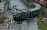 4061.13 mit EZ 6993  Wachau  von St. Valentin nach Wien Sbahnhof (Ostseite) in Wien am Handelskai. Das Foto entstand am 02.08.2008 nach einem kurzem Regenschauer.