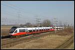 4124 014 + 4124... bei Götzendorf am 5.02.2019.