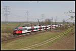 4124 033 + 4124... bei Götzendorf am 2.04.2019.