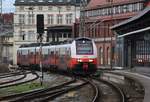 Einfahrt RE9 mit 4746 556 A-ODEG / ÖBB Cityjet in Stralsund Hbf am 29.12.2019