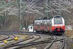 ÖBB Cityjet (Desiro ML) 4746 056 von ODEG angemietet auf Höhe des Ra10 in Bergen auf Rügen.