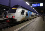 4748 809 stand am Morgen des 27.12.2025 als OstseeExpress im Rostocker Hbf.