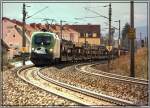 EM-Taurus 1116 264  EUROmotion  fhrt mit einem Gterzug von Villach nach Wien.