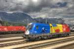 Erster Versuch einer  sanften  HDR-Aufnahme anllich des EM-Lok-Treffens bei den Feierlichkeiten zu  150 Jahre Eisenbahnen in Tirol .