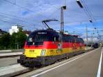 Die 1116 036 am 04.08.2008 in Mnchen Hbf beim ab Rangieren.