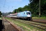 IC 545 mit 1116.007  Euro Griechenland  am 16.07.2008  Tullnerbach Pressbaum.