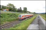 Bereits auf der Rückreise von Wies Eibiswald traf ich den Nagelneuen Trieb-Zug erneut in Kresbach an.