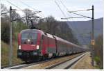 RJ160 beim ES in Tullnerbach-Pressbaum, 10.4.10.