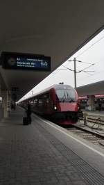 Der 80 90 743 war am 6.4.2012 in Wien Westbahnhof mit dem RJ von Budapest angekommen und ist dann spter mit dem RJ 568  Industrieland sterreich  nach Innsbruck gefahren.
