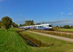 Der Ski-Austria-Railjet am 13.10.2013 bei Übersee.