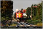 Sonderzug D 16749 von Augsburg nach Sopron, bespannt mit V 170.1125 (MY 1125) der Firma Eichholz Rail GmbH am 21.8.2009 bei der Einfahrt in Traiskirchen/Aspangbahn.