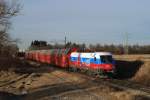 1116 084 (EM - Ru�land) mit 47837 vor M�nchen-Trudering (24.01.2008)