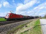 1116 263-3 mit einer Güterzugleistung nächst Kumpfmühl in Richtung Wels; 240317