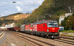 ÖBB 1293 181 + 1144 241 mit nen GZ nach Graz, Peggau Deutschfreitritz, 10.10.2020