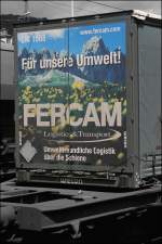 In der Zeit wo weltweit der lpreis steigt ist der Transport auf der Schiene die beste Lsung! Die Spedition FERCAM aus Bozen transportiert einen Teil ihrer Ladungen auf dem Schienenweg durch Europa. (Aufgenommen am 04.07.2007 in Kufstein)