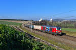 1247 905 mit einem Rübenzug am 17.11.2018 bei Haiding.