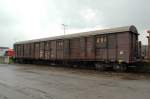 Gterwagen Gabs der BB im Bahnhof Gleisdorf am 14.4.2005 nachmittags