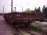 Dieser Gterwagen war am 9.4.04 in Hohenems abgestellt.