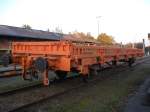 Materialwagen 40 81 9415 368-5 am Bhf. RIED i.I. 2005-10-10