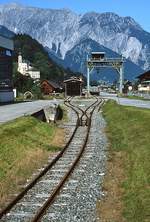 Zwischen 1927 und 1961 betrieben die Vorarlberger Illwerke eine 760 mm-Schmalspurbahn, die vom Bahnhof Tschagguns an der Montafonerbahn nach Partenen führte.