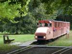 Wiener Prater mit Liliputbahn - nicht die einzige Attraktion in diesem Park, für Eisenbahnfans aber vielleicht die ansprechendste.