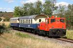 A-BIF 2060.14 beim zweit�gigem Fotospezial "Dieselnostalgie im Weinviertel" am 22.August 2026 beim Strecken-Km 63,1 der Lokalbahn Korneuburg - Hohenau.