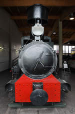 Die älteste Lokomotive im Lokpark Ampflwang ist die 1908 bei Kraus (Linz) gebaute IX m  ANNA . (Lokpark Ampflwang, August 2020)