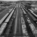 Blick auf den nicht öffentlich zugänglichen Bereich des Lokparks Ampflwang.