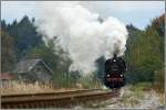 Teleaufnahme der Dampflok 657.2770 auf der Museumsstrecke Ampflwang-Timelkam.
4.10.2008