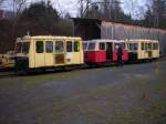 Dies knnte das letzte Bild der Draisinen im Bahnhof Oberschtzen sein denn der Pachtvertrag der FROWOS luft mit Jahresende aus.