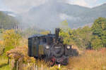 Dampflok 699.101 der Gurktalbahn kurz nach Pöckstein-Zwischenwässern.