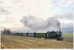 Dampflok 88.103 mit einem Krampuszug von Weizelsdorf nach Ferlach. Nhe Dornach, 28.11.2009.