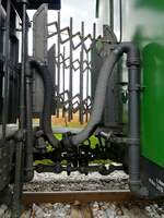 VERBINDUNGEN, zwischen den Wagen der Stainzer-Bahn; 180915