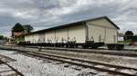 Drehschemelwagen im Bahnhof Stainz der Stainzer Lokalbahn, 04.08.2019