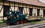 Und hier noch ein Foto der Feldbahnlok der Stainzer Bahn vor dem Lokschuppen von 1986.