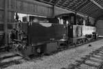 Die Dampflokomotive  22  wurde im Jahr 1939 bei Borsig gebaut und war als HF191 von Oktober 1942 bis März 1943 auf der Schmalspur-Heeresfeldbahn Tuleblja-Demjansk in der Sowjetunion im Kriegseinsatz. (Mauterndorf, August 2019)