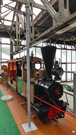 Eine wirklich schöne Dampflokomotive für den heimischen Garten. (Historama Ferlach, September 2019)