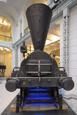 Die Dampflokomotive Steinbrück von John Haswell im Technischen Museum Wien (November 2010)