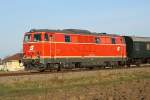 NLB 2143 070-7 am 21.Dezember 2014 vor dem SR 14293 in Unter Markersdorf.